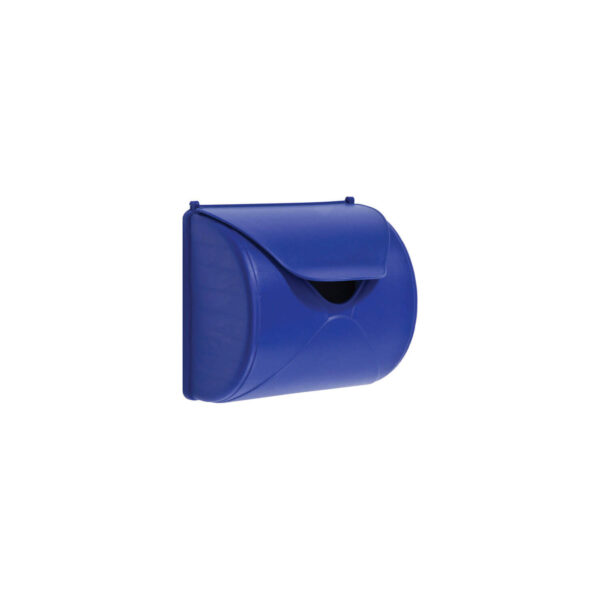 sötétkék játszótéri postaláda