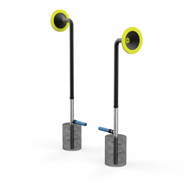 Köztéri csőtelefon betonozható tartólábbal - Image 2
