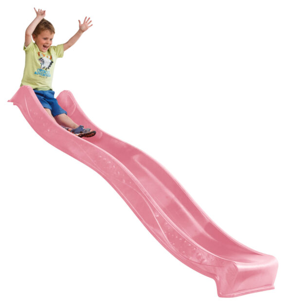 Pasztell pink csúszda a Játszótérlandtől