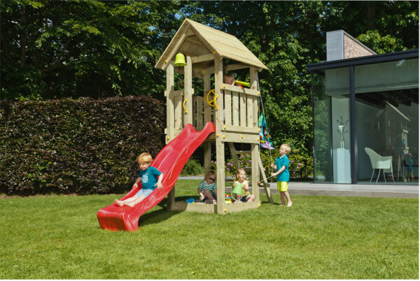 Kiosk fa játszóvár Játszótérland