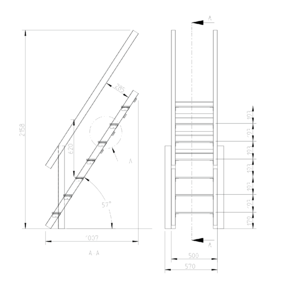 Steps lépcső modul Játszótérland