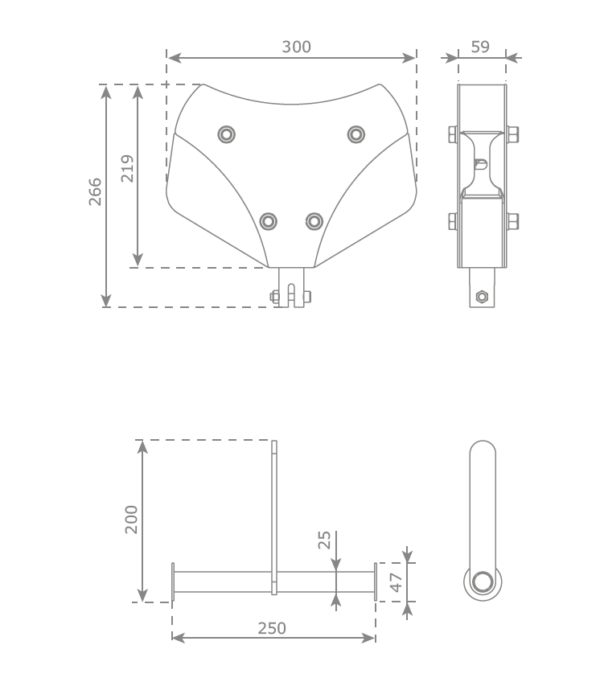 Kézi Fogantyú drótkötélpályához - Image 2